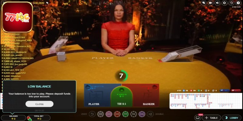 Giới thiệu cơ bản về game Baccarat 77loc